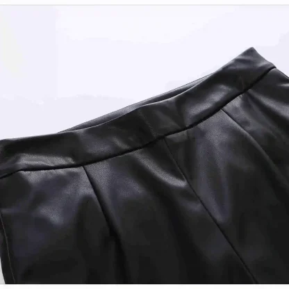 High-waist Matte Flare Pants - Image 5
