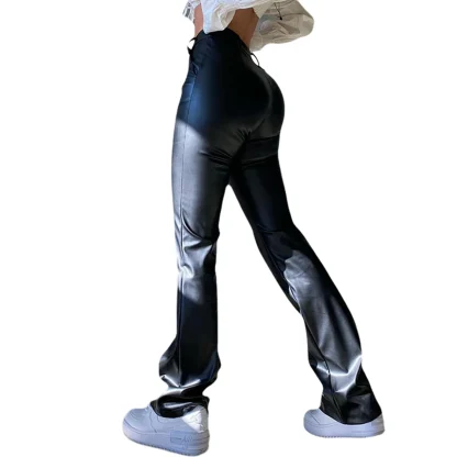 High-waist Black Flare Pants - Image 3
