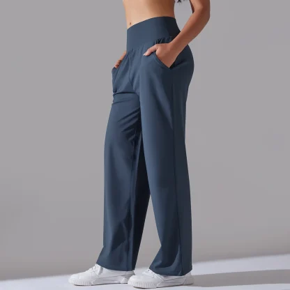 Casual High-waist Flare Pants - Image 3