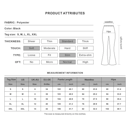 Zig Zag Print Stretchy Flare Pants - Image 6