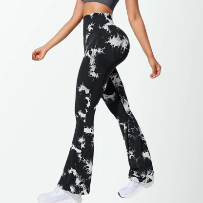 Tie Dyed Yoga Flare Pants