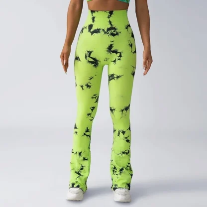 Tie Dye High-waist Flare Pants - Image 5
