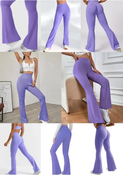 Tummy Control Flare Pants - Image 3