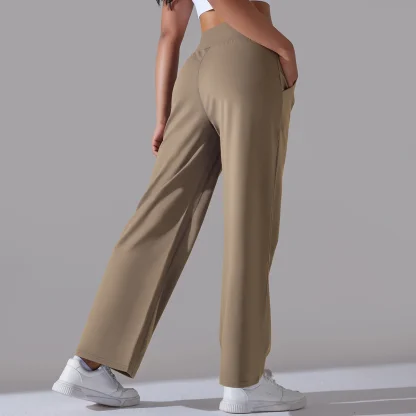 Casual High-waist Flare Pants - Image 4