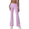 Plain Color Slit Flare Pants - Image 3