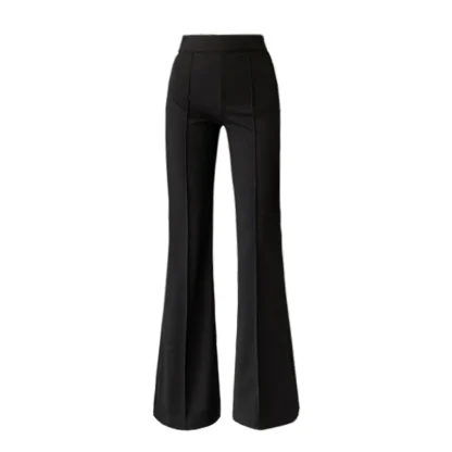 Elegant Formal Plain Flare Pants - Image 6