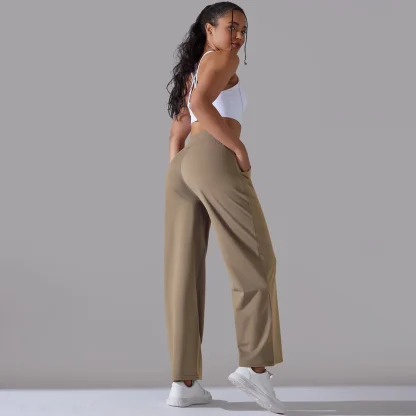 Casual High-waist Flare Pants - Image 5