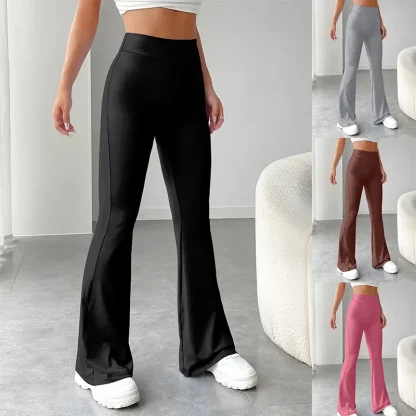 Casual Slim Fit Flare Pants - Image 6
