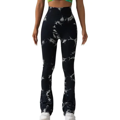 Tie Dye High-waist Flare Pants