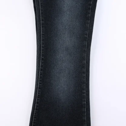 Chic Faded Low-rise Flare Pants - Image 6