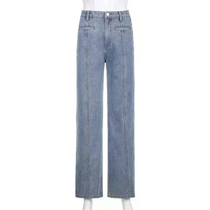 Vintage-style Star Decor Flare Pants - Image 6