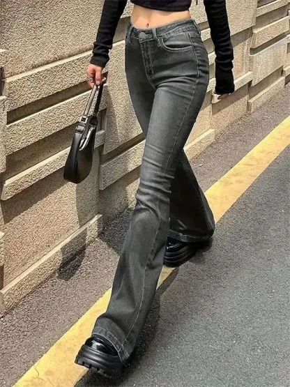 Retro Trendy Flare Pants - Image 3