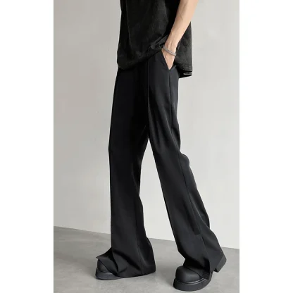 Soft Plain Color Flare Pants