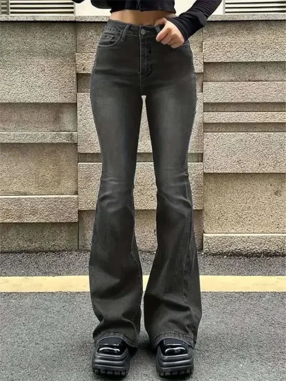 Retro Trendy Flare Pants - Image 4